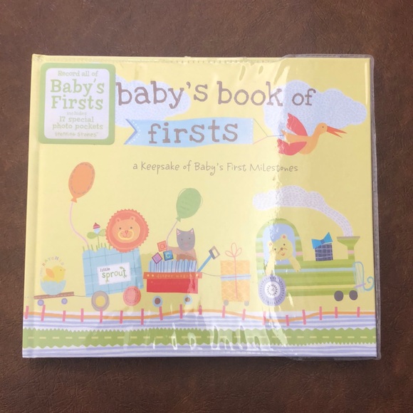 stepping stones baby's first memory book